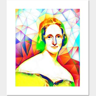 Mary Shelley Colourful Portrait | Mary Shelly Artwork 11 Posters and Art